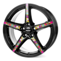 Alutec Raptr 8x18 5x114,3 ET45 D70,1 Diamond Black With Stickerbomb