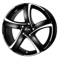 Alutec Shark 7x16 5x108 ET48 D70,1 Racing black front polished