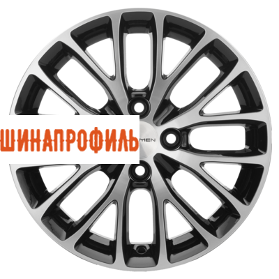 Диски Khomen Wheels Khomen Wheels KHW1506 (Rio I) 6x15 4x100 ET48 D54,1 Black-FP