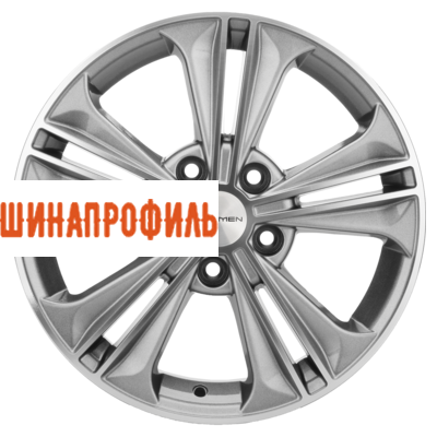 Диски Khomen Wheels Khomen Wheels KHW1603 (Corolla) 6x16 5x114,3 ET45 D60,1 Black-FP
