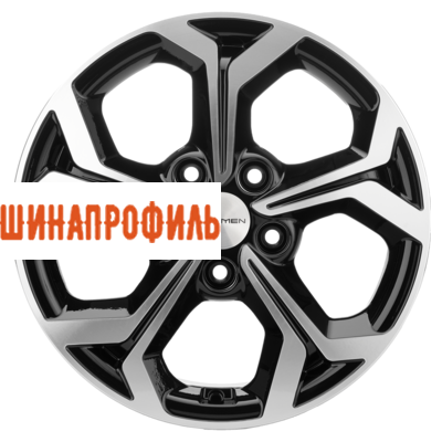 Диски Khomen Wheels Khomen Wheels KHW1606 (Ceed/Elantra) 6,5x16 5x114,3 ET50 D67,1 Black-FP