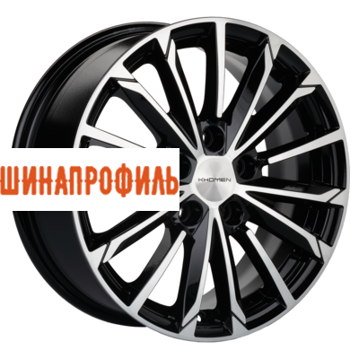 Диски Khomen Wheels Khomen Wheels KHW1611 (Octavia A7) 6,5x16 5x112 ET46 D57,1 Black-FP