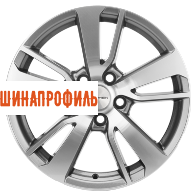 Диски Khomen Wheels Khomen Wheels KHW1704 (RAV4) 7x17 5x114,3 ET39 D60,1 Gray-FP