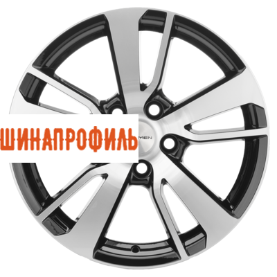 Диски Khomen Wheels Khomen Wheels KHW1704 (Outlander) 7x17 5x114,3 ET38 D67,1 Black-FP