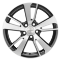 Khomen Wheels KHW1704 (Outlander) 7x17 5x114,3 ET38 D67,1 Black-FP
