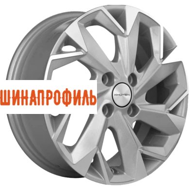 Диски Khomen Wheels Khomen Wheels KHW1402 (Accent/Getz/i20) 5,5x14 4x100 ET38 D67,1 F-Silver-FP
