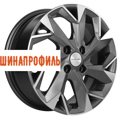 Диски Khomen Wheels Khomen Wheels KHW1402 (Alsvin/Getz/i20) 5,5x14 4x100 ET46 D54,1 Gray-FP