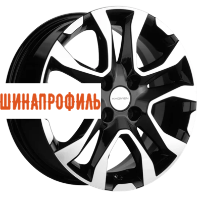 Диски Khomen Wheels Khomen Wheels KHW1503 (Lada Granta) 6x15 4x98 ET36 D58,5 Black-FP