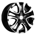 Khomen Wheels KHW1503 (Lada Granta) 6x15 4x98 ET36 D58,5 Black-FP
