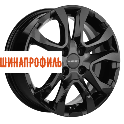 Диски Khomen Wheels Khomen Wheels KHW1503 (Rio) 6x15 4x100 ET46 D54,1 Black