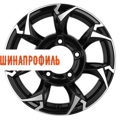 Диски Khomen Wheels Khomen Wheels KHW1505 (Jimny) 5,5x15 5x139,7 ET5 D108,1 Black-FP