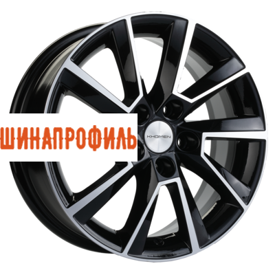 Диски Khomen Wheels Khomen Wheels KHW1507 (Polo) 6x15 5x100 ET40 D57,1 Black-FP