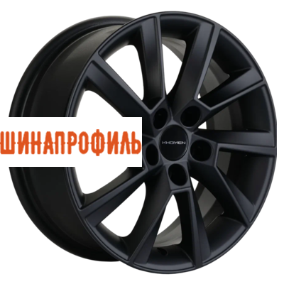 Диски Khomen Wheels Khomen Wheels KHW1507 (Rapid/Fabia) 6x15 5x100 ET38 D57,1 Black matt