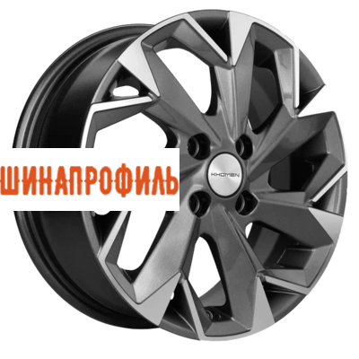 Диски Khomen Wheels Khomen Wheels KHW1508 (Rio) 6x15 4x100 ET46 D54,1 Gray-FP