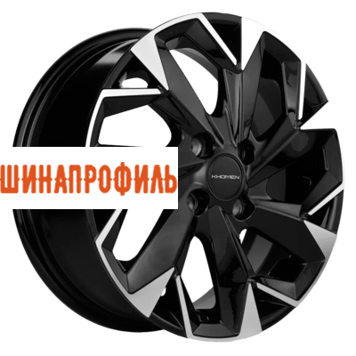 Диски Khomen Wheels Khomen Wheels KHW1508 (Vesta) 6x15 4x100 ET50 D60,1 Black-FP