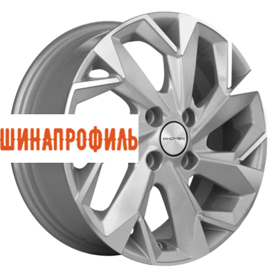 Диски Khomen Wheels Khomen Wheels KHW1508 (XRay) 6x15 4x100 ET40 D60,1 F-Silver-FP