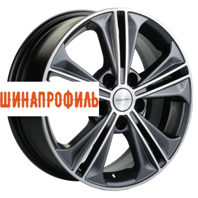 Диски Khomen Wheels Khomen Wheels KHW1603 (Creta/Seltos) 6x16 5x114,3 ET43 D67,1 Gray-FP
