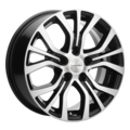 Khomen Wheels KHW1608 (Alphard) 6,5x16 5x114,3 ET38 D60,1 Black-FP