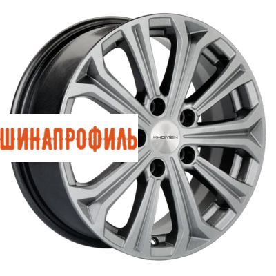 Диски Khomen Wheels Khomen Wheels KHW1610 (Optima) 6,5x16 5x114,3 ET41 D67,1 Gray