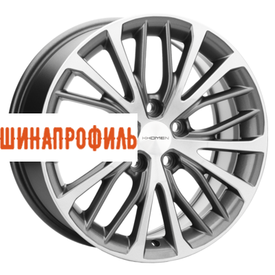 Диски Khomen Wheels Khomen Wheels KHW1705 (Chery Tiggo) 7x17 5x108 ET40 D60,1 Gray-FP