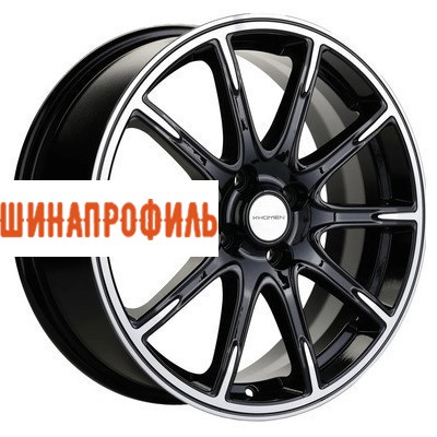 Диски Khomen Wheels Khomen Wheels KHW1707 (Lada Granta) 6,5x17 4x98 ET38 D58,6 Black-FP