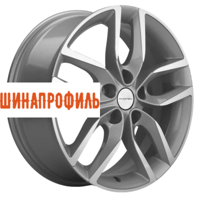 Диски Khomen Wheels Khomen Wheels KHW1708 (Chery tiggo 7pro) 6,5x17 5x108 ET33 D60,1 F-Silver-FP