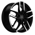 Khomen Wheels KHW1708 (Geely Coolray) 6,5x17 5x114,3 ET45 D54,1 Black-FP