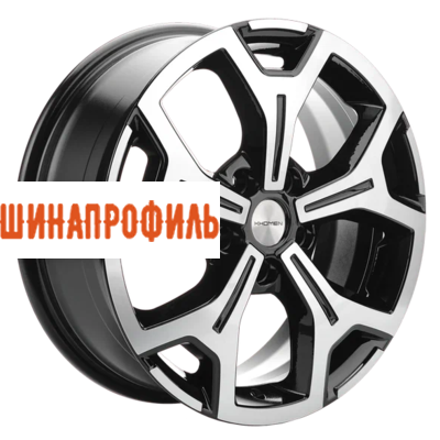 Диски Khomen Wheels Khomen Wheels KHW1710 (Chery tiggo 7pro) 6,5x17 5x108 ET33 D60,1 Black-FP