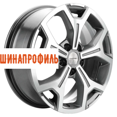 Диски Khomen Wheels Khomen Wheels KHW1710 (Chery tiggo 7pro) 6,5x17 5x108 ET33 D60,1 Gray-FP