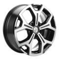 Khomen Wheels KHW1710 (Chery tiggo 7pro) 6,5x17 5x108 ET33 D60,1 Black-FP