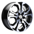 Khomen Wheels KHW1711 (Chery tiggo 7pro) 6,5x17 5x108 ET33 D60,1 Black-FP