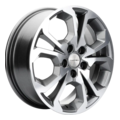 Khomen Wheels KHW1711 (Chery tiggo 7pro) 6,5x17 5x108 ET33 D60,1 Gray-FP