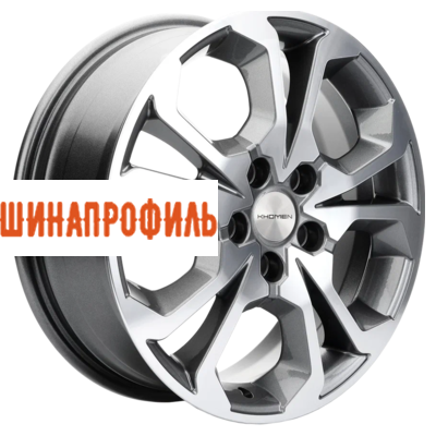 Диски Khomen Wheels Khomen Wheels KHW1711 (Coolray) 6,5x17 5x114,3 ET45 D54,1 Gray-FP