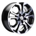 Khomen Wheels KHW1711 (Coolray) 6,5x17 5x114,3 ET45 D54,1 Black-FP