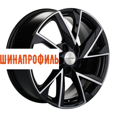 Диски Khomen Wheels Khomen Wheels KHW1714 (Chery tiggo 7pro) 7x17 5x108 ET40 D60,1 Black-FP