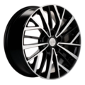 Khomen Wheels KHW1717 (Changan/Geely/Lexus/Toyota) 7x17 5x114,3 ET45 D60,1 Black-FP