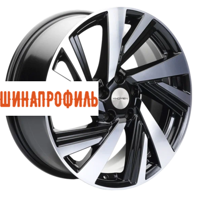 Диски Khomen Wheels Khomen Wheels KHW1801 (Chery Tiggo) 7,5x18 5x108 ET40 D60,1 Black-FP