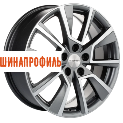 Диски Khomen Wheels Khomen Wheels KHW1802 (Coolray) 7x18 5x114,3 ET50 D54,1 Gray-FP