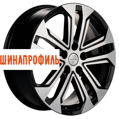 Диски Khomen Wheels Khomen Wheels KHW1803 (Coolray) 7x18 5x114,3 ET50 D54,1 Black-FP