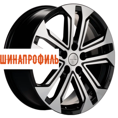 Диски Khomen Wheels Khomen Wheels KHW1803 (Dargo/Jolion) 7x18 5x114,3 ET37 D66,5 Black-FP