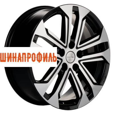 Диски Khomen Wheels Khomen Wheels KHW1803 (Tugella) 7x18 5x114,3 ET46 D63,4 Black-FP