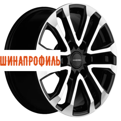 Диски Khomen Wheels Khomen Wheels KHW1805 (LC Prado) 7,5x18 6x139,7 ET25 D106,1 Black-FP