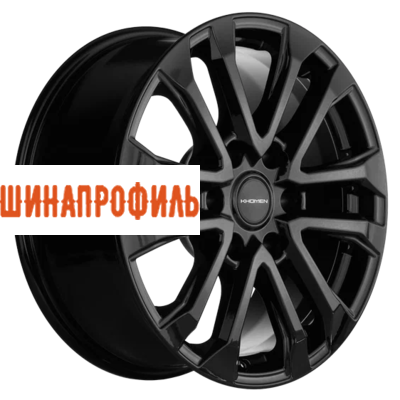 Диски Khomen Wheels Khomen Wheels KHW1805 (LC Prado) 7,5x18 6x139,7 ET25 D106,1 Black