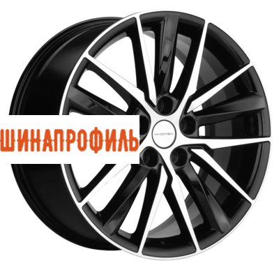 Диски Khomen Wheels Khomen Wheels KHW1807 (Hyundai i40) 8x18 5x114,3 ET46 D67,1 Black-FP