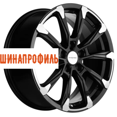 Диски Khomen Wheels Khomen Wheels KHW1808 (Exeed TXL) 7,5x18 5x108 ET35 D65,1 Black-FP