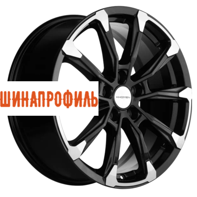 Диски Khomen Wheels Khomen Wheels KHW1808 (Murano) 7,5x18 5x114,3 ET50 D66,1 Black-FP