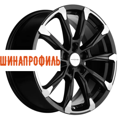 Диски Khomen Wheels Khomen Wheels KHW1808 (Tugella/Jaguar XF/F-Pace) 7,5x18 5x108 ET46 D63,4 Black-FP
