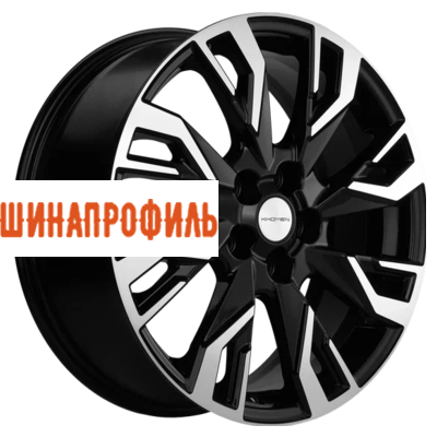 Диски Khomen Wheels Khomen Wheels KHW1809 (CS75 Plus) 7x18 5x110 ET35 D67,1 Black-FP