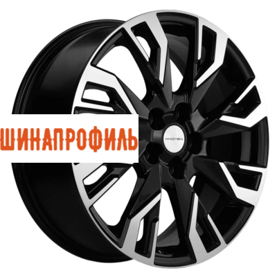 Диски Khomen Wheels Khomen Wheels KHW1809 (Koleos) 7x18 5x114,3 ET35 D66,1 Black-FP