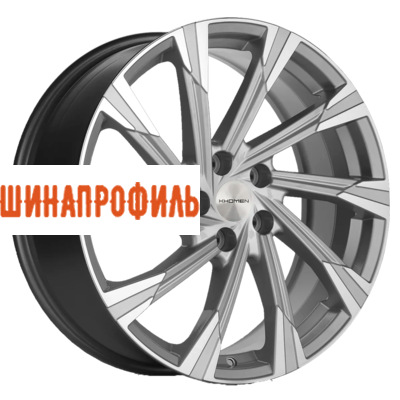 Диски Khomen Wheels Khomen Wheels KHW1901 (Outlander) 7,5x19 5x114,3 ET38 D67,1 Brilliant Silver-FP